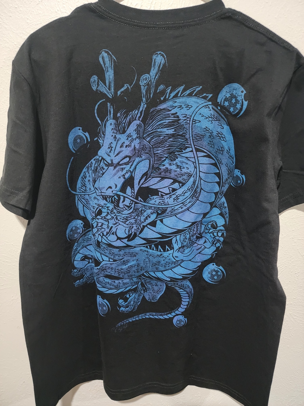 Neon Dragonball Z Anime Silhouette Graphic Tee - Pink on Black - Picture 2 of 5